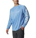 Columbia Men’s PFG Terminal Tackle Long Sleeve Tee , White Cap/White Logo, Small | Amazon (US)