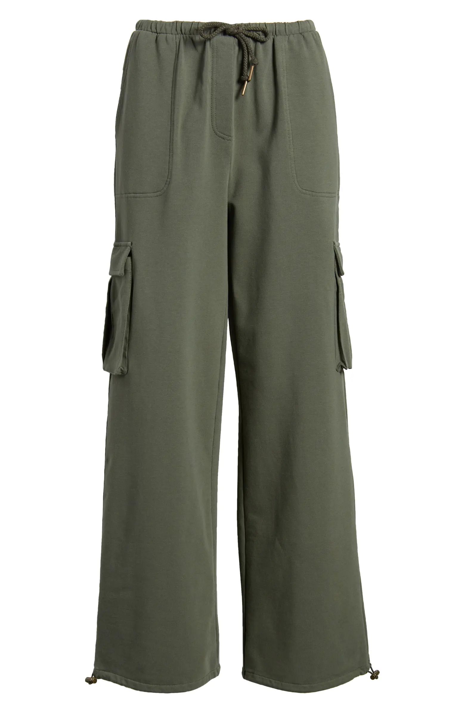 Baggy Stretch Jersey Cargo Pants | Nordstrom