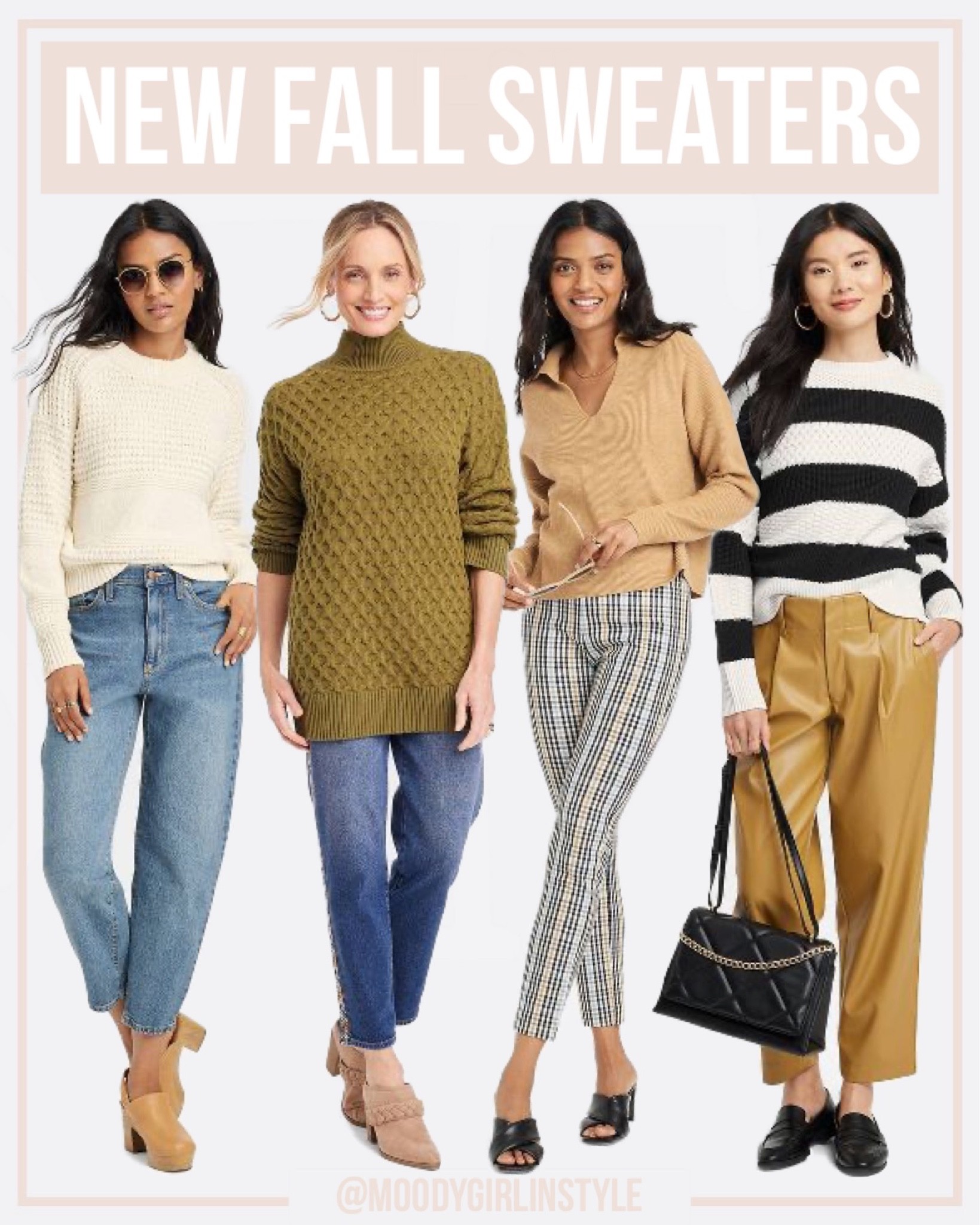 New Fall Sweaters at Target

Target recently added a few new sweaters that caught my eye for the fall season. Check out my favorite picks:

Fall fashion, fall wardrobe, capsule wardrobe, fall style, fall cardigans, fall sweaters, sweater weather, new arrivals #workwear #fallfashion #fallstyle #fallsweaters 