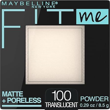 Maybelline New York Fit Me Matte + Poreless Powder Makeup, Translucent, 0.29 Oz | Amazon (US)