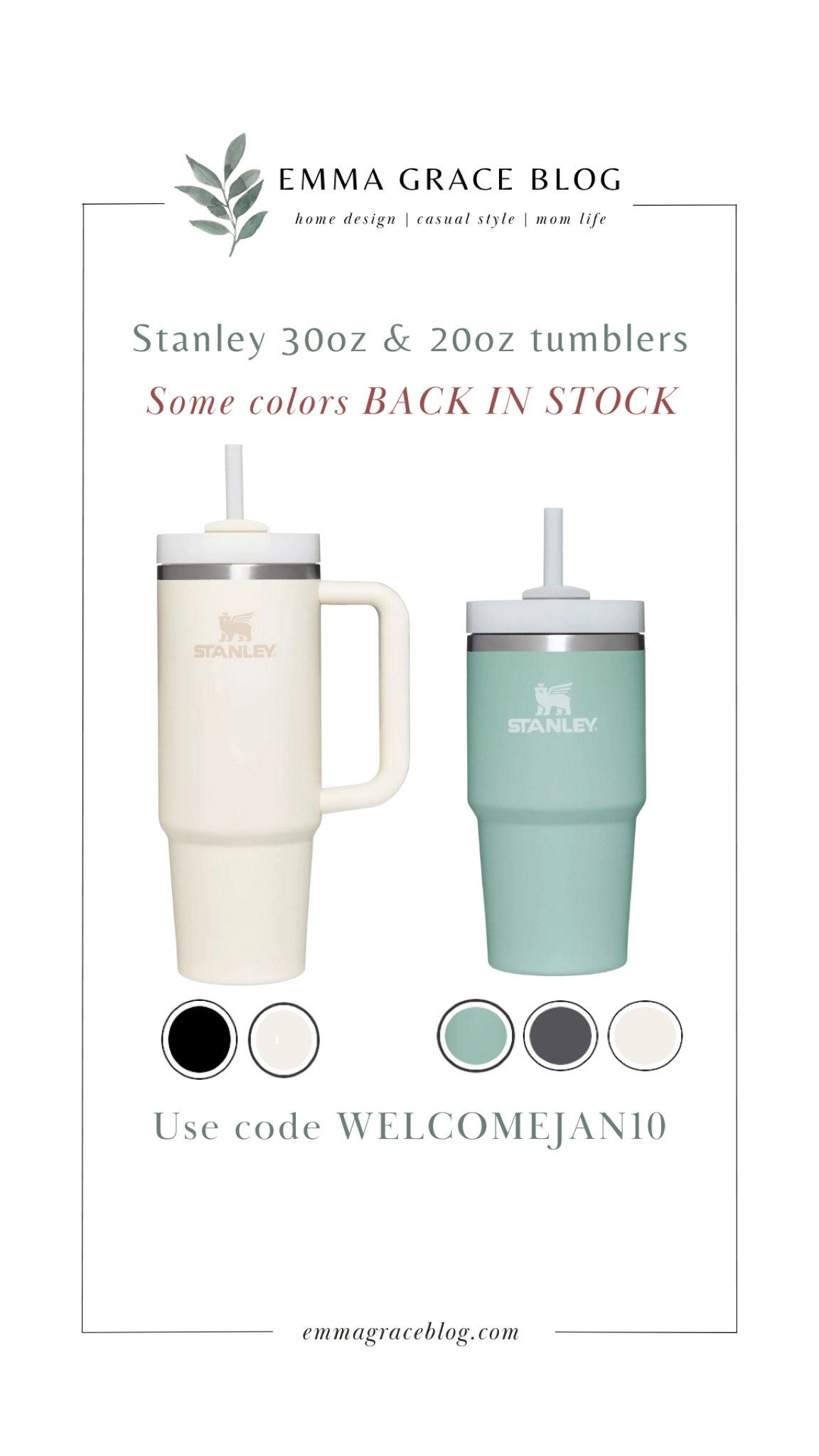 Stanley 30oz and 20oz quencher h2.0 flowstate tumbler in stock in some colors  

#LTKGiftGuide #LTKsalealert #LTKFind