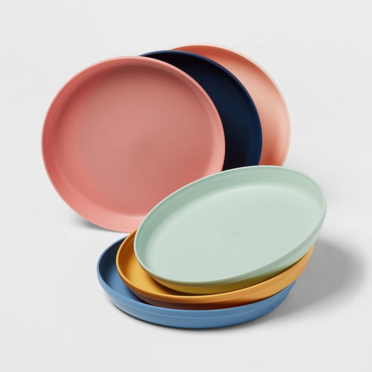 7" 6pk Plastic Kids' Dinner Plates - Pillowfort™ | Target