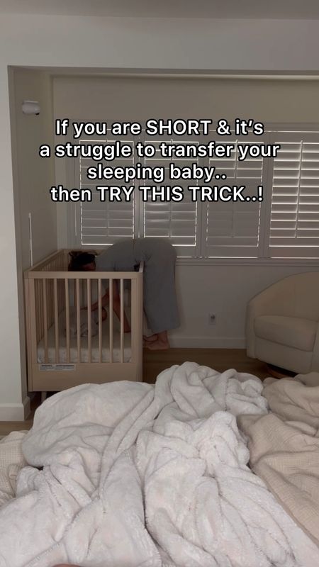 Best solution to short girl problems ! Sleeping baby transfer to crib! 

#LTKkids #LTKbaby #LTKbump