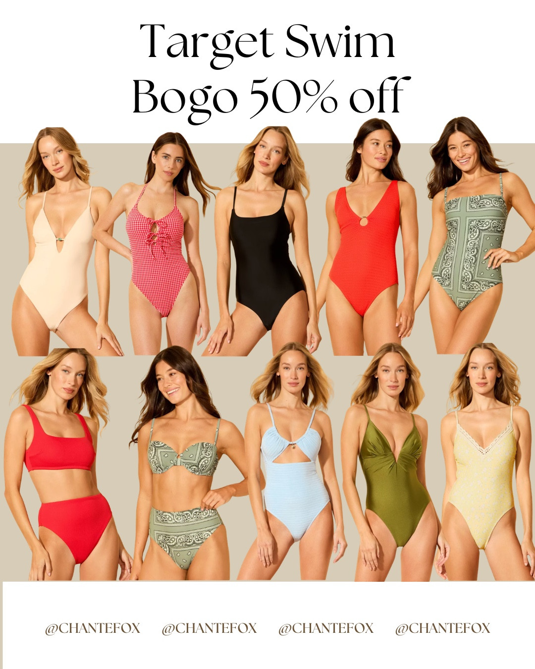 Target is coming in HOT with the best swim deal 🙌 Buy one, get one 50% off on ALL swim — women’s, kids, toddlers, and baby styles included. If you’ve been waiting to grab matching family swimsuits or stock up before spring break, this is your sign. The cute prints are going fast 👀☀️

#TargetStyle #SwimwearSale #FamilySwim #KidsSwimwear #SpringBreakStyle

#LTKSwim #LTKSpringSale #LTKmomlife