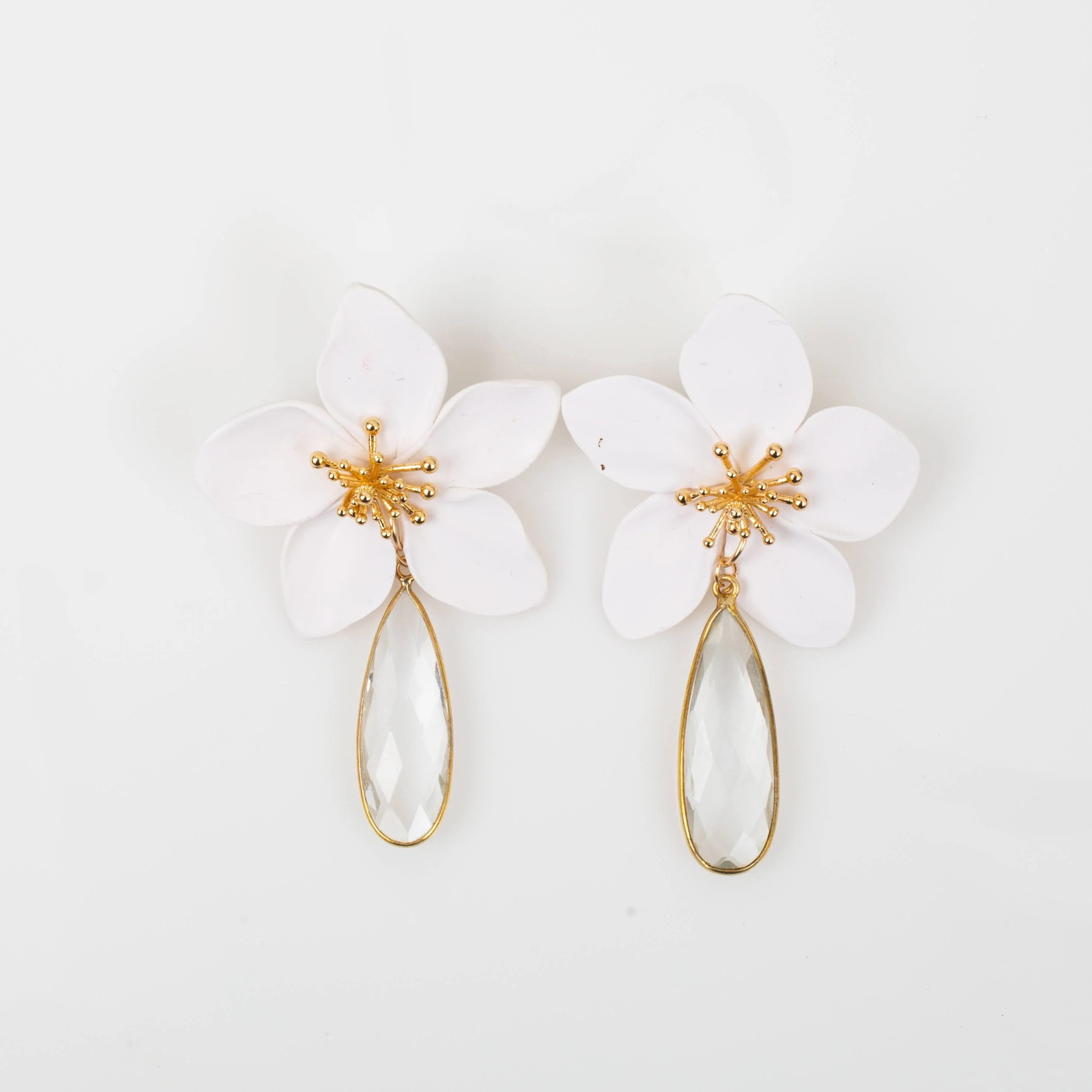 Nantucket Flower Hoops - Gold hoop earrings | Forlanya | Forlanya