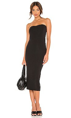 Skin Hestia Strapless Dress in Black from Revolve.com | Revolve Clothing (Global)