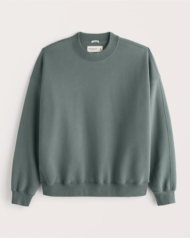 Essential Oversized Crew Sweatshirt | Abercrombie & Fitch (US)