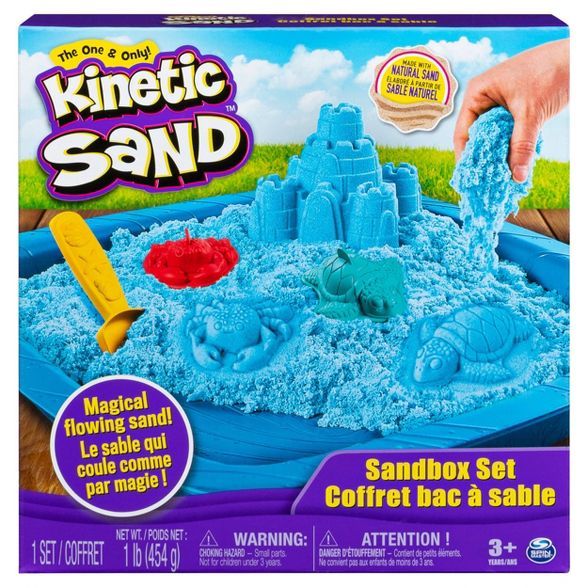 Kinetic Sand Blue Sandbox Set | Target