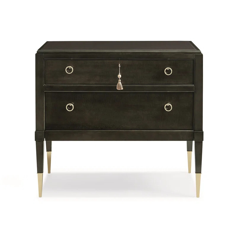Caracole Classic 2 Drawer Nightstand | Wayfair North America