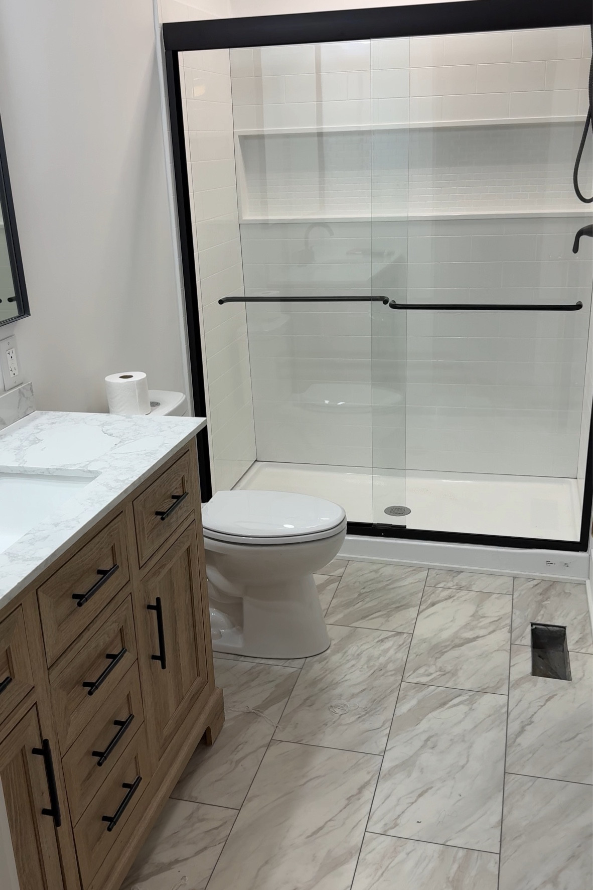 Affordable vanity for bathroom remodel, bathroom inspo, modern organic bathroom 

#LTKHome #LTKFamily
