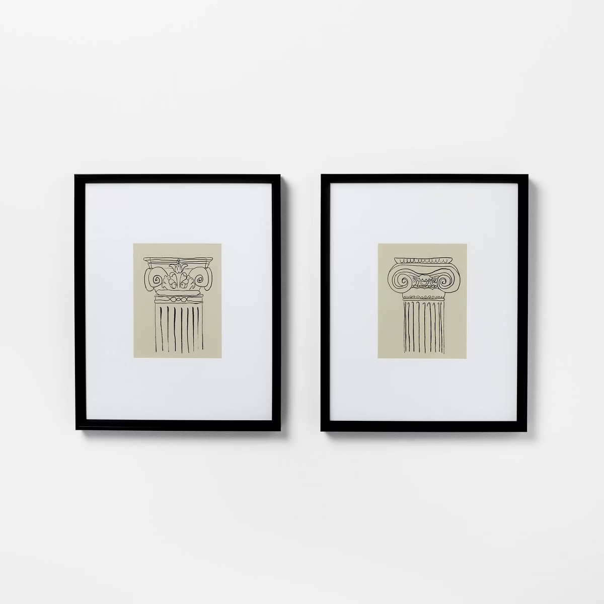 (Set of 2) 16"x20" Architecture Framed Arts - Threshold™ designed with Studio McGee | Target