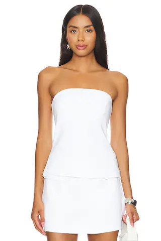 Solid & Striped The Tori Tube Top in Optic White from Revolve.com | Revolve Clothing (Global)