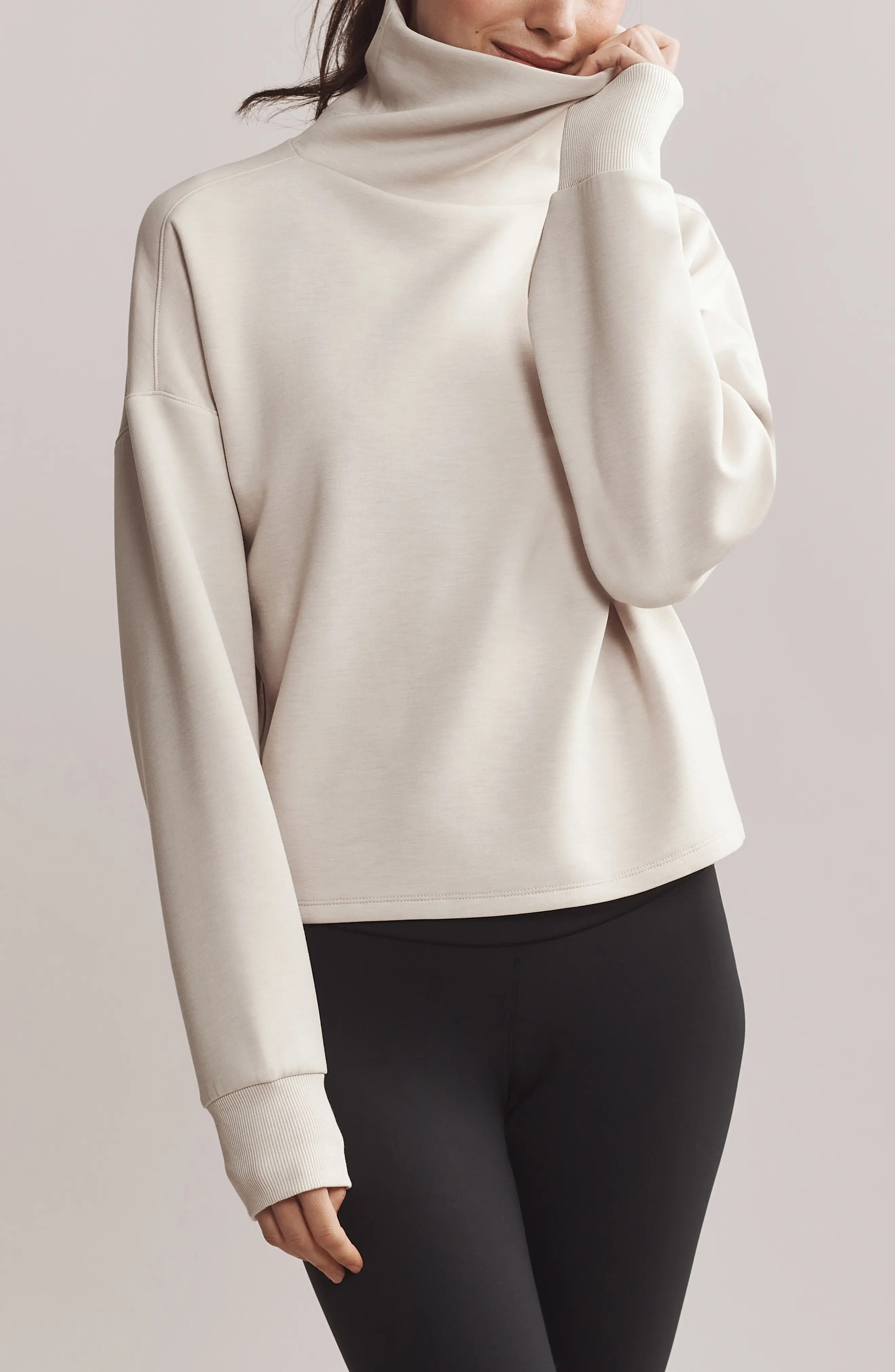 Rhone DreamGlow Mock Neck Top (Women) | Nordstrom | Nordstrom
