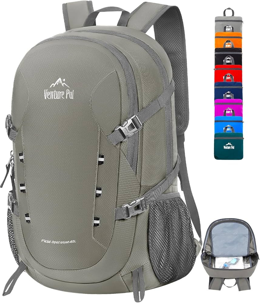 Venture Pal 40L Lightweight Packable Travel Hiking Backpack Daypack | Amazon (US)