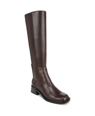 Franco Sarto Women's Giselle Wide Calf Square Toe Knee High Boots - Macy's | Macy's
