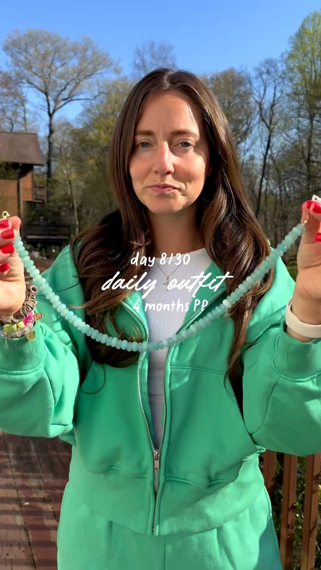 This set is one of my all time favorites!! & it’s currently 50% off 👏 

Wearing size small in pants
Wearing size M in zip up 
Shoes are tts 

#LTKootd #LTKmomlife #LTKSaleAlert