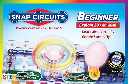 Snap Circuits Beginner, Electronics Exploration Kit, Stem Kit for Ages 5-9 (SCB-20) | Amazon (US)