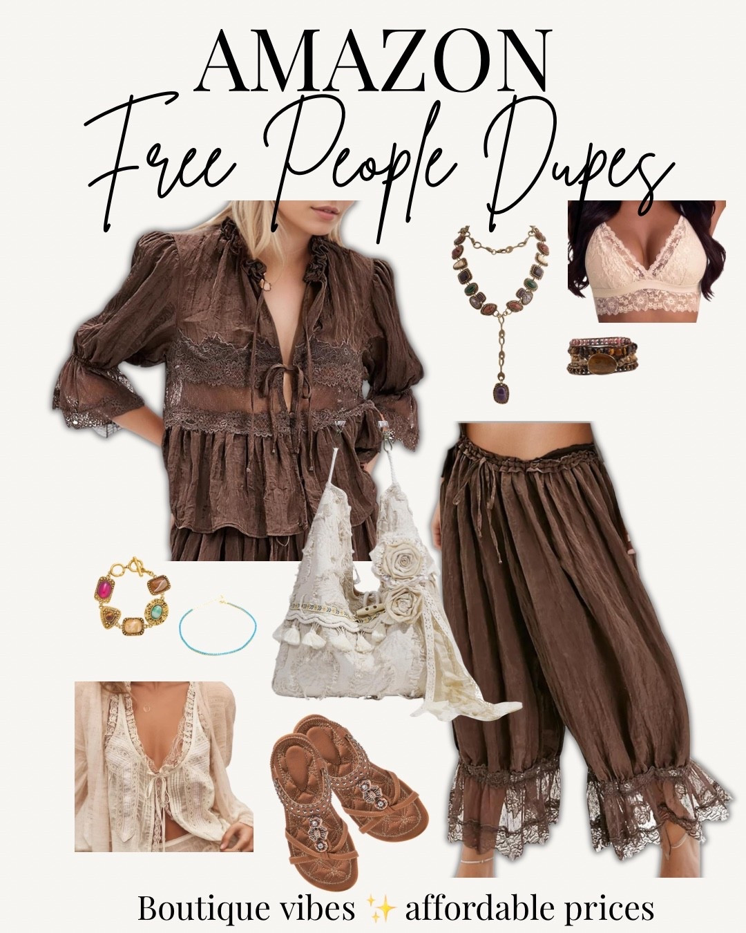 Boutique-inspired Amazon finds that LOOK expensive 🤎 Loving these Free People dupes for effortless boho style without the boutique prices! 

Follow me on LTK for more affordable fashion finds & outfit inspiration ✨

#LTKStyle #LTKFinds #LTKFashion #AmazonFashion #AmazonFinds #FreePeopleDupe #BohoStyle #AffordableFashion #BoutiqueStyle #FashionOver40 #StyleOver40 #WearableFashion #NeutralStyle 
#amazonaffiliate

#LTKU #LTKOver40 #LTKSaleAlert