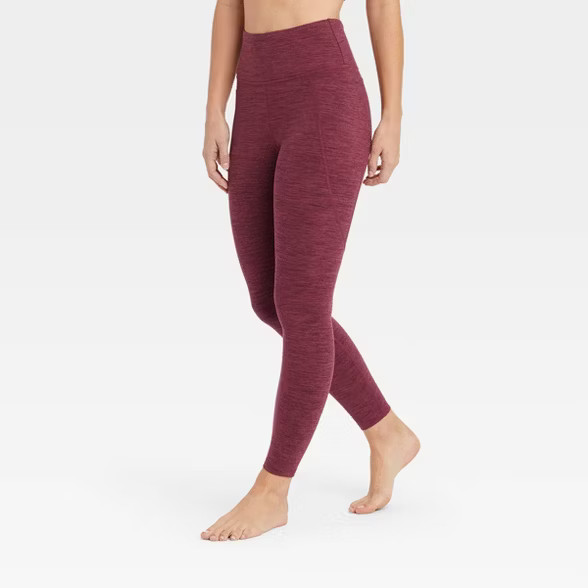 Women's High-Rise Cozy Spacedye 7/8 Leggings - JoyLab™ | Target