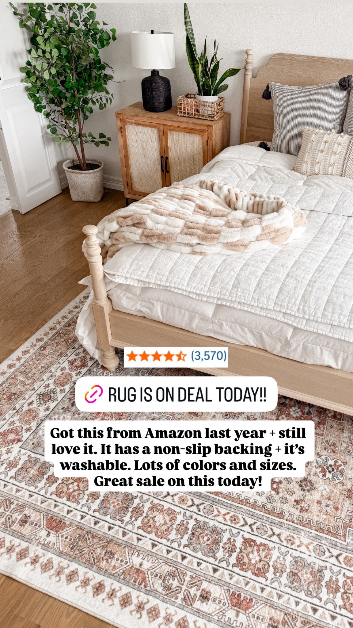 Area rug from Amazon is on sale!! I have the 8x10. 

Sarah Joy, Amazon home, bedroom, living room, cozy 

#LTKHome #LTKSeasonal