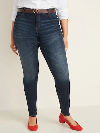 Mid-Rise Rockstar Super Skinny Jeans for Women | Old Navy (US)
