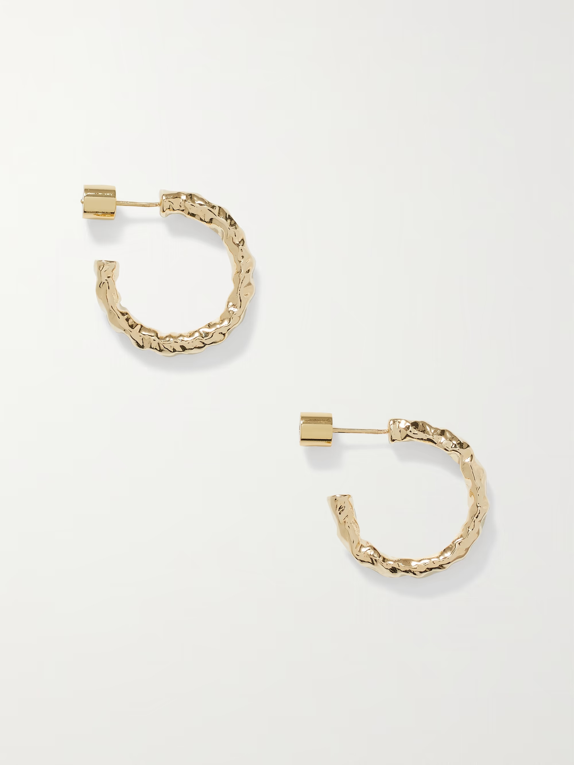 Hailey gold-plated hoop earrings | NET-A-PORTER (US)