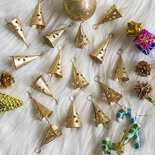 DIYANA IMPEX Vintage Indian Tin Bells Rustic Chime Vintage Jingle Bell Cow Bells Christmas Tree C... | Amazon (US)