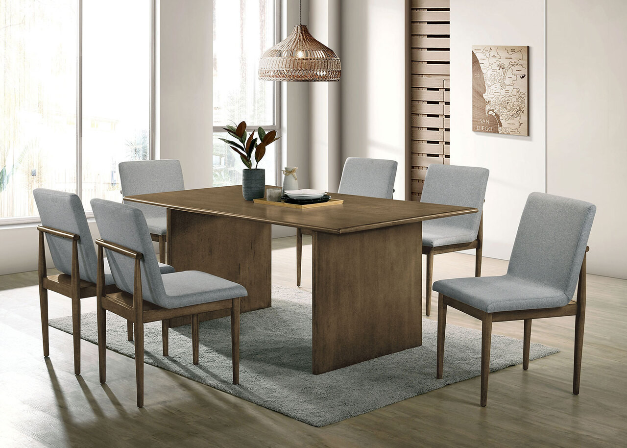 St Gallen Dining Table In Natural Tone and Light Gray | 1stopbedrooms