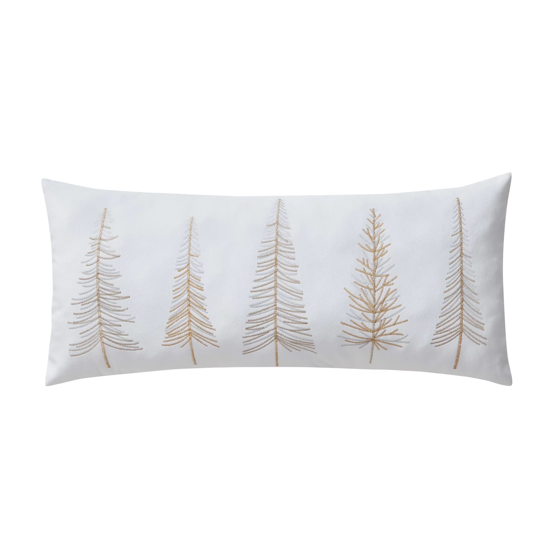 My Texas House Holiday Tree Velvet Decorative Pillow, 12" x 28", White - Walmart.com | Walmart (US)