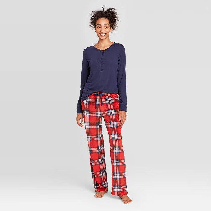Women's Henley Pajama Set - Stars Above™ | Target