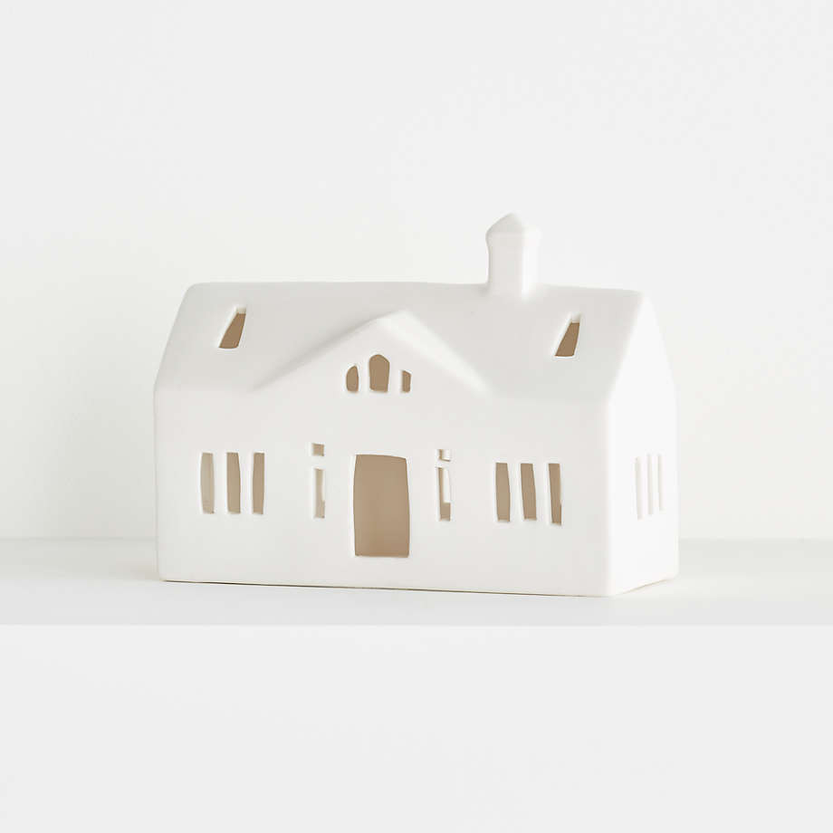 White Ceramic Bell Tower + Reviews | Crate and Barrel | Crate & Barrel
