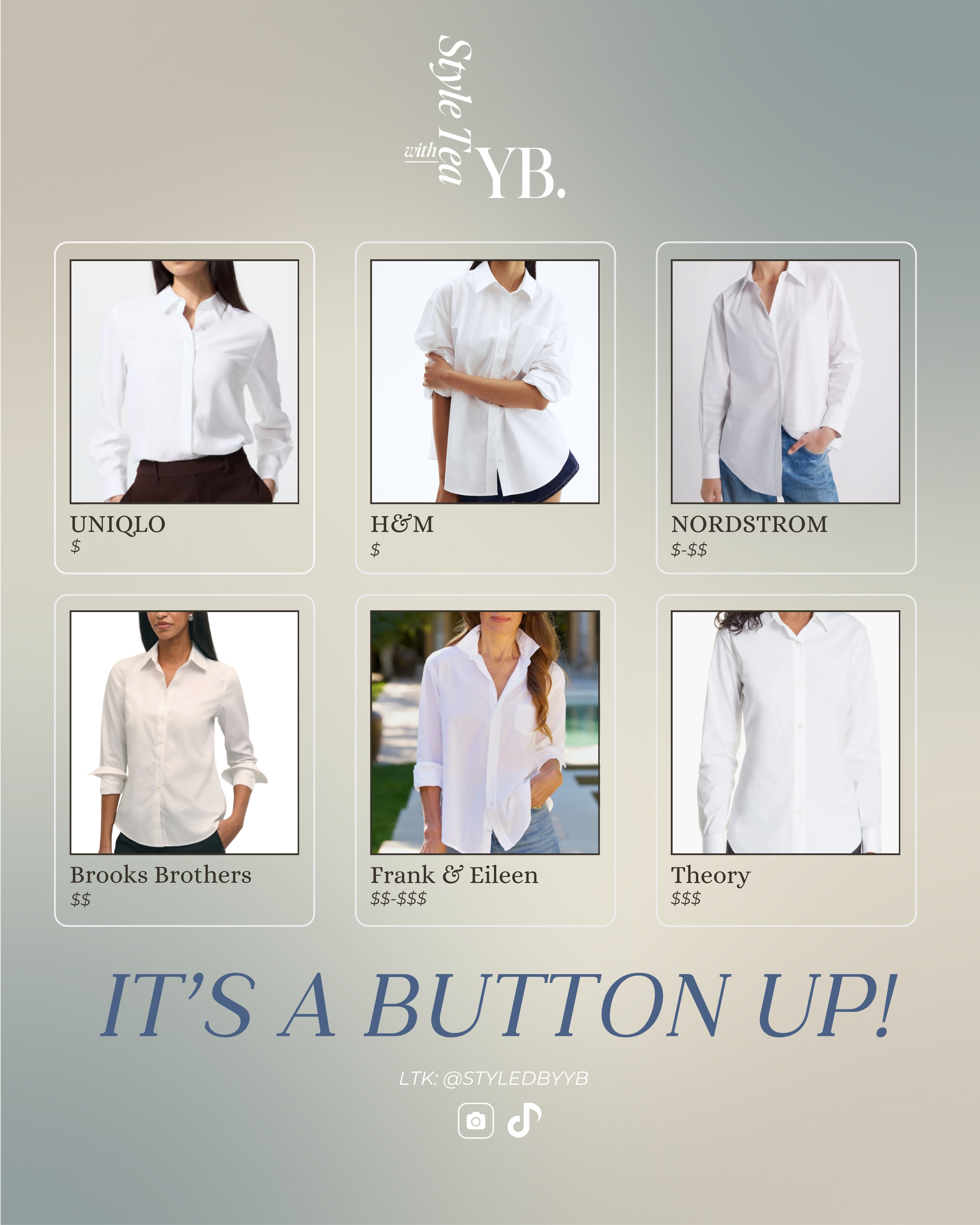 ITS A BUTTON UP: something every lady should have hanging up in her closet! 

 #LTKMidsize #LTKStyleTip #LTKWorkwear
