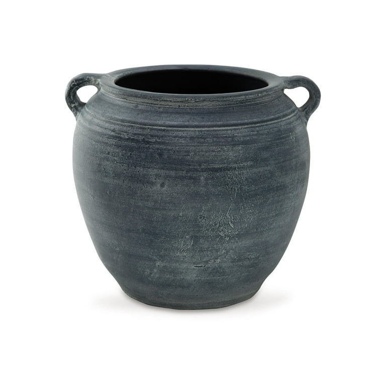 Signature Design by Ashley Meadie Vase, Distressed Blue | Walmart (US)
