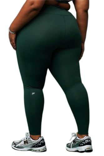 Fabletics Women's Define PowerHold® High-Waisted Legging, Workout, Yoga, Maximum Compression, Flattering, 3X / Regular, Everpine | Amazon (US)