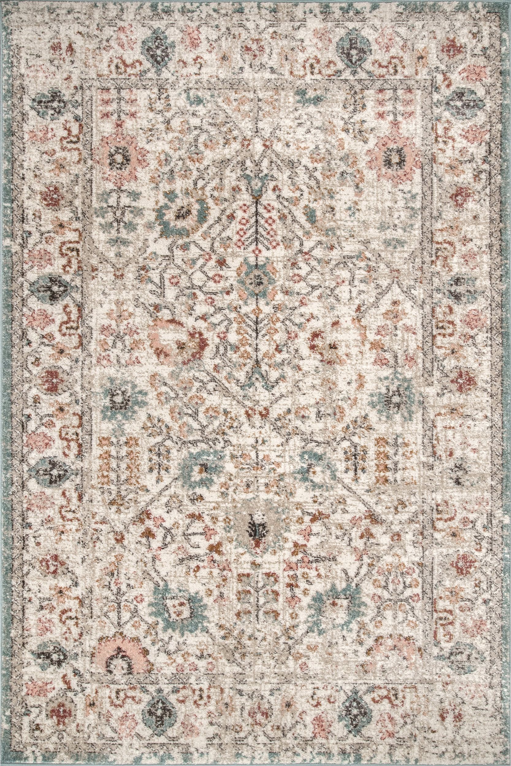 Native Collage Rug | Beige | Rugs USA