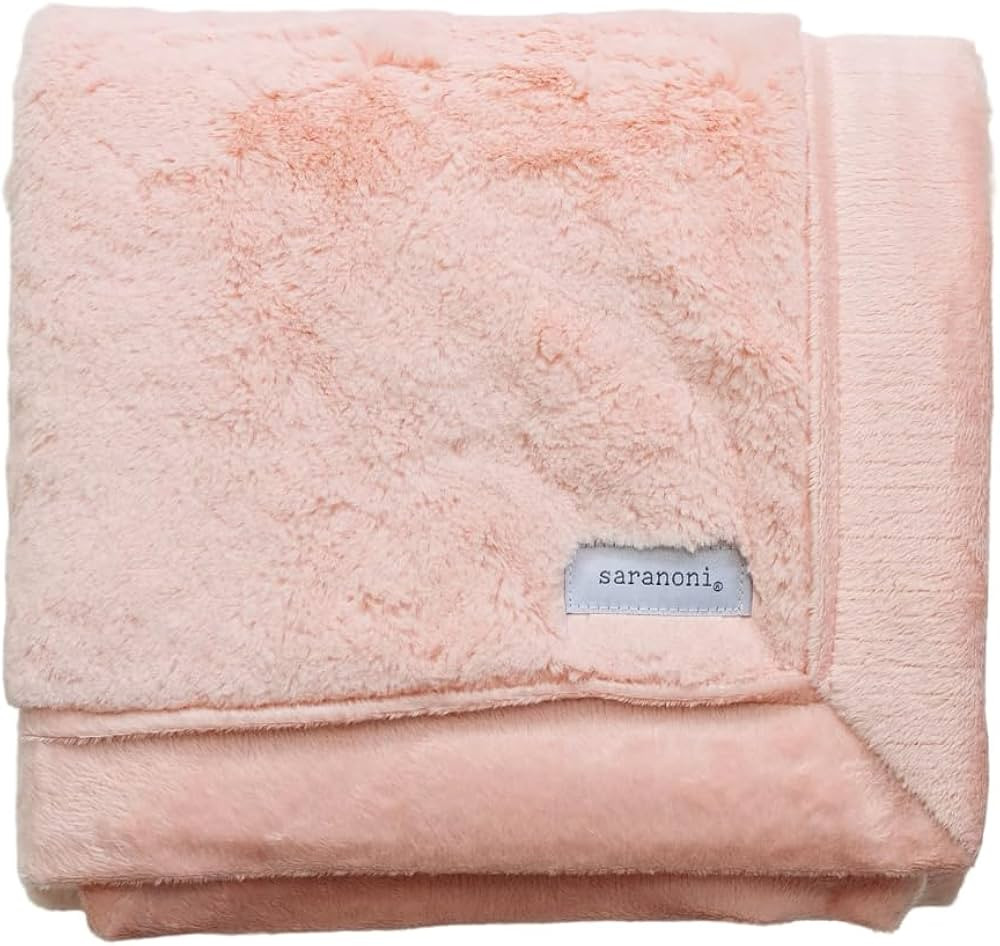 SARANONI Receiving Blankets for Babies Super Soft Boutique Quality Lush Luxury Baby Blanket (Peac... | Amazon (US)