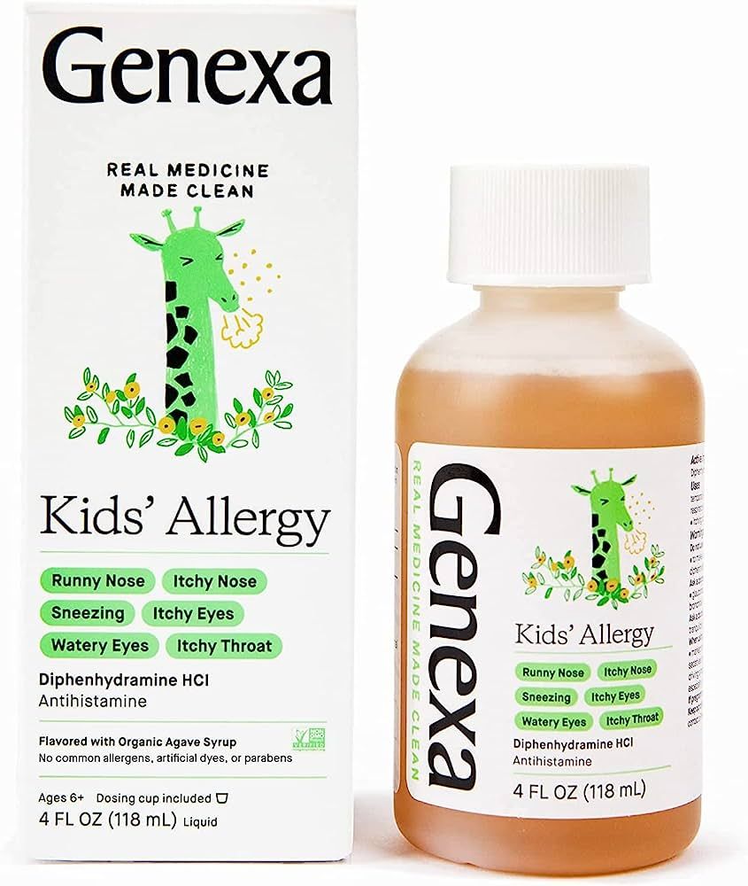 Genexa Kids' Liquid Allergy Medication - 4oz - Effective Antihistamine Medication for Children - ... | Amazon (US)