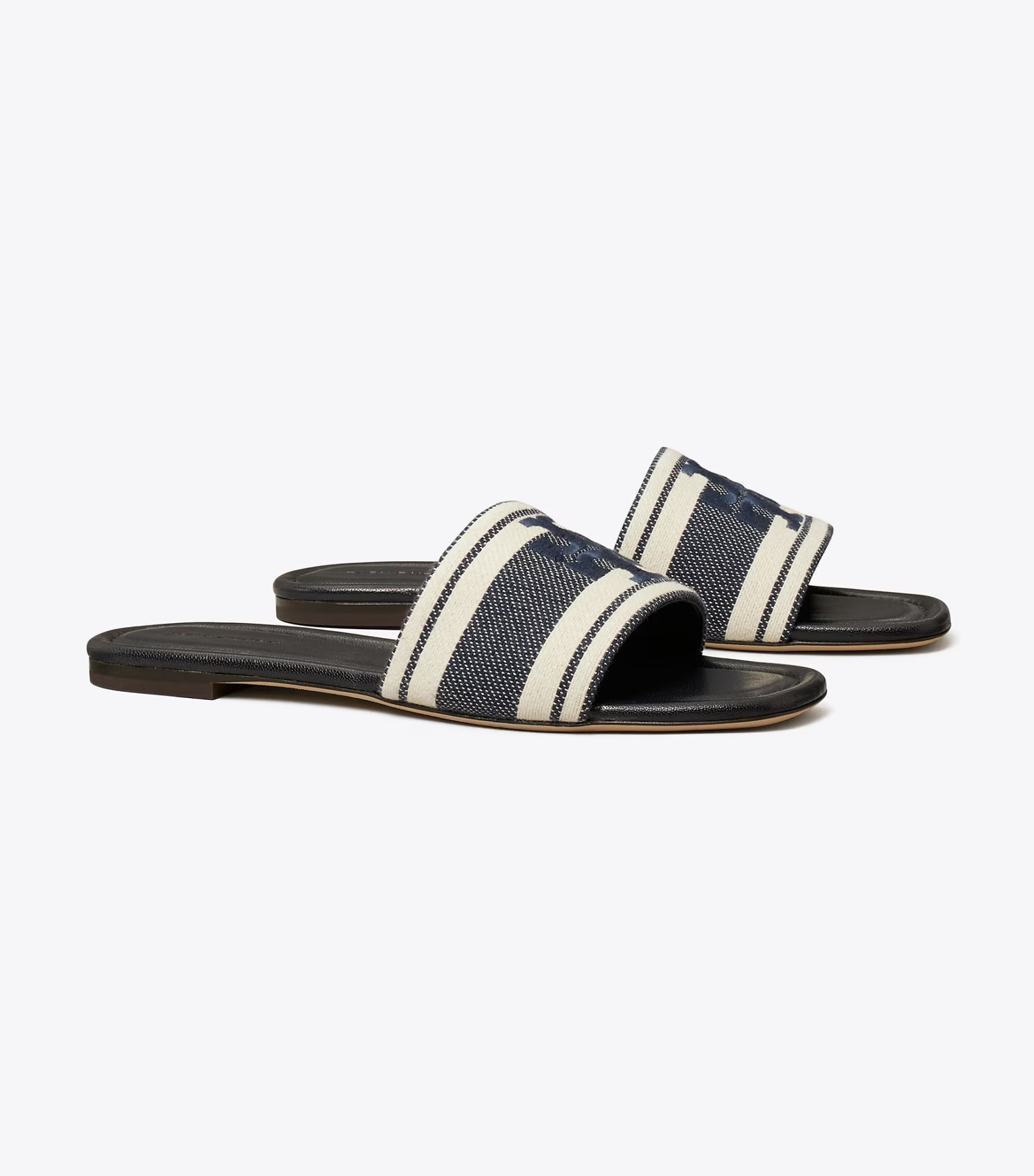 Double T Jacquard Slide: Women's Designer Sandals | Tory Burch | Tory Burch (US)