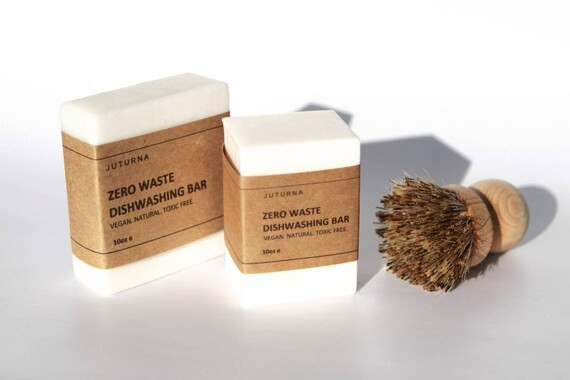 Natural Dishwashing Soap Bar - Vegan - Dish-  Zero Waste - Dye Fragrance Free - Lavender - Unscen... | Etsy (US)