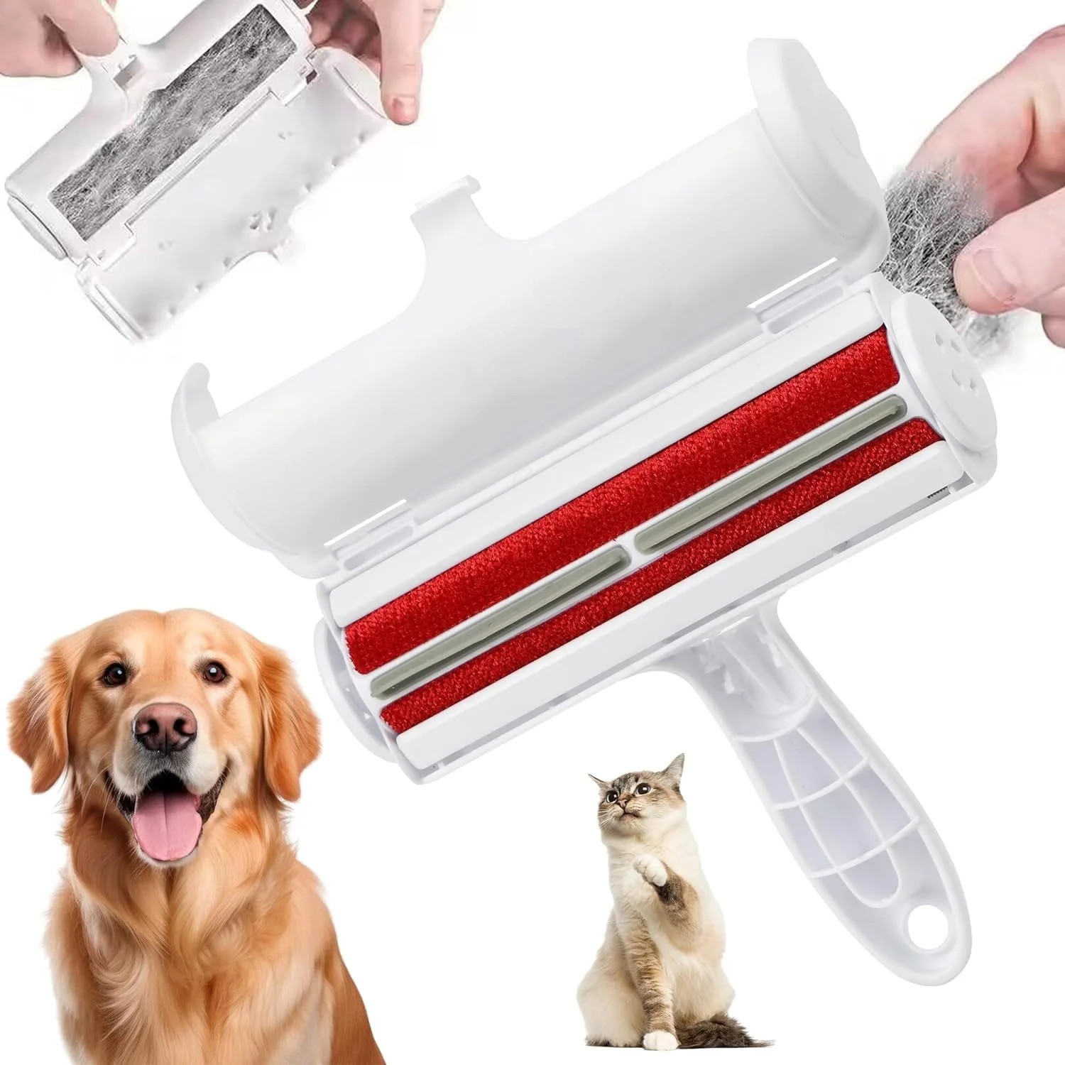 GKcity Pet Hair Removers, Reusable Cat and Dog Hair Remover for Furniture, Couch, Carpet, Car Sea... | Walmart (US)