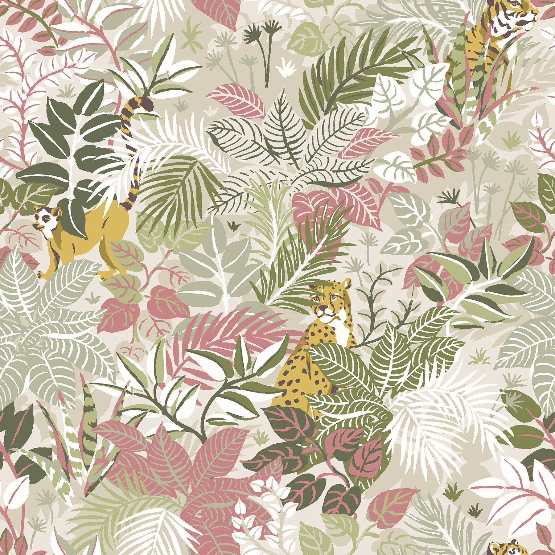 PrintFresh Tropical Oasis Peel and Stick Wallpaper | WallPops | WallPops