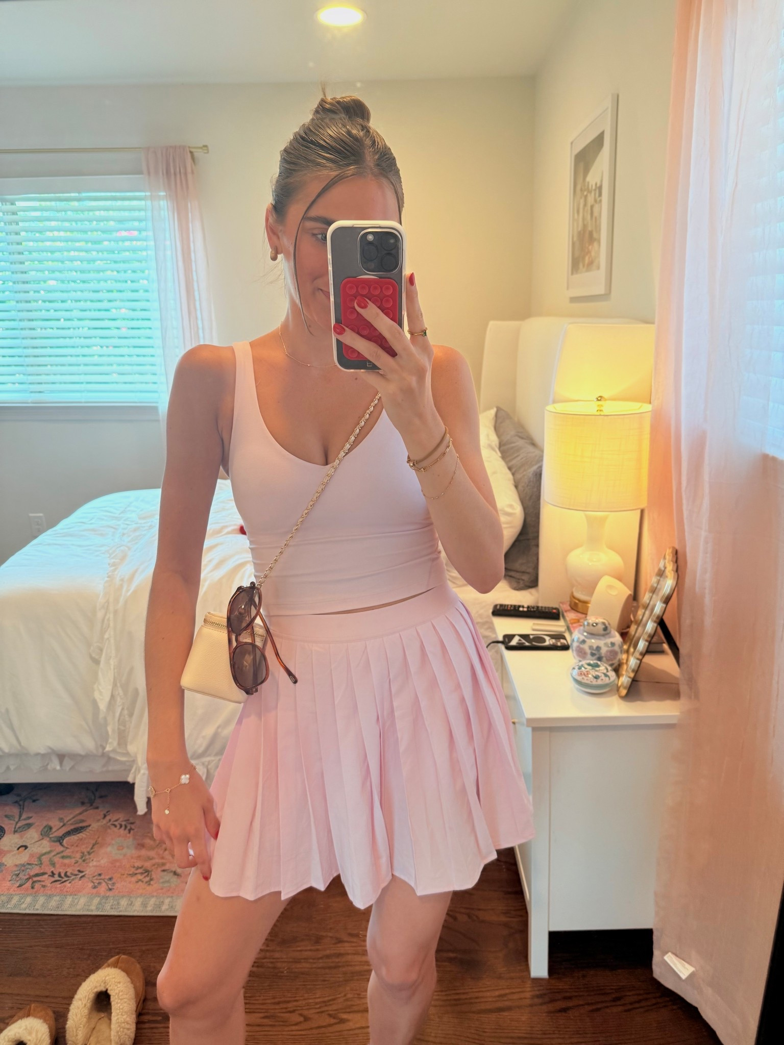 cutest lululemon color! love this skirt and tank! 