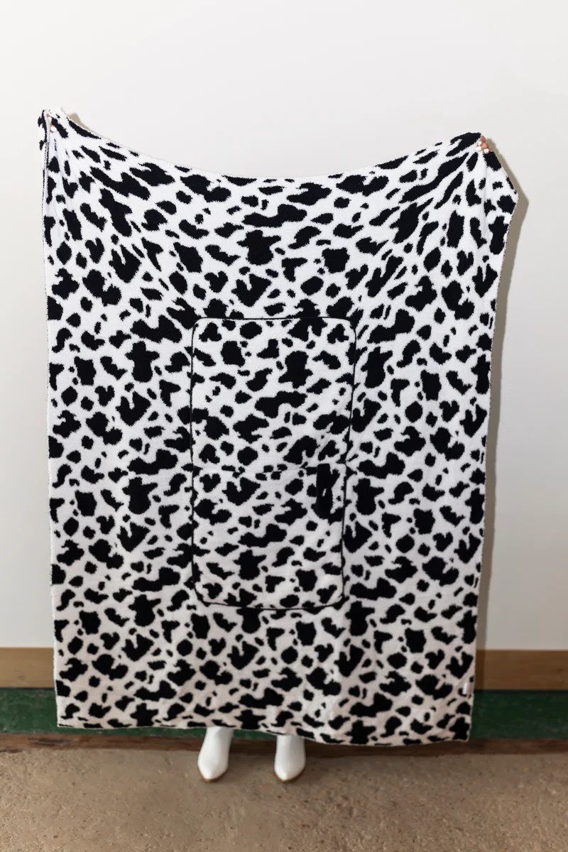 Cow Print Quillow | Shop Staykation