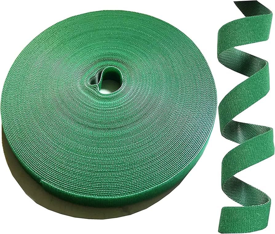 Kecoya 100 Feet Green Garden Tape Plant Ties for Climbing Plant Garden Ties Plant Tape, 1/2'' Wid... | Amazon (US)