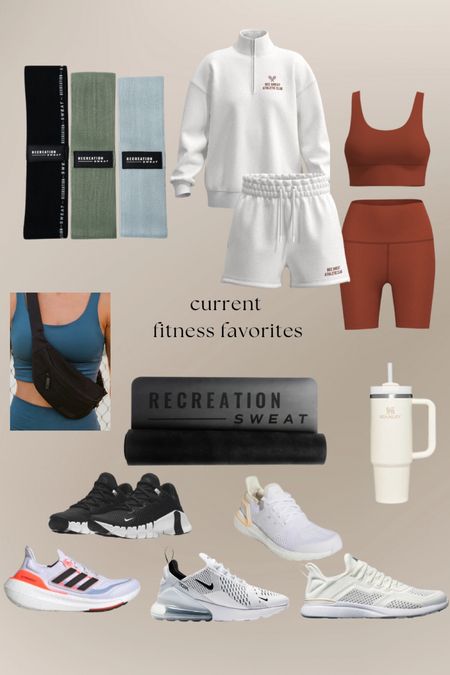 All my fitness favorites right now. I wear true to size in the active wear and shortie sets 

#LTKFitness