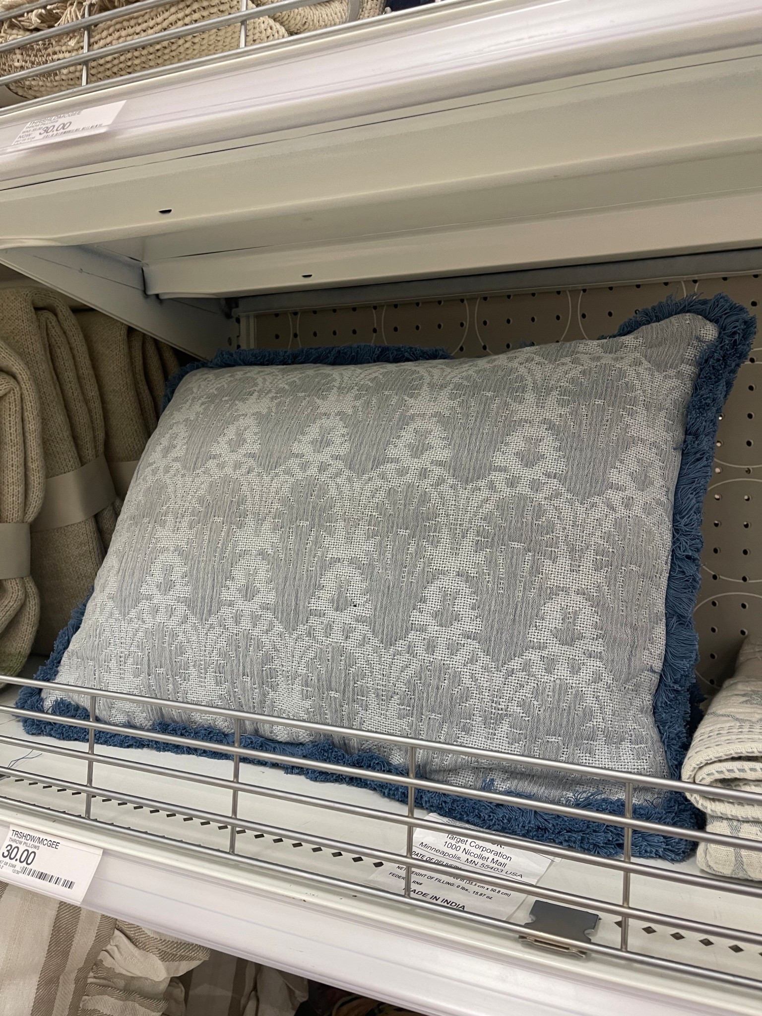 Lumbar Woven Shell Block Pillow

Target lumbar pillow, Target McGee and co throw pillow, blue McGee and co pillow, Target summer home, blue Target pillow, blue McGee and co decor, blue throw pillow with fringe, blue home decor, Target summer decor, Target home, Target coastal home, fringe lumbar pillow, Morgan Grace Howe 

#LTKHome #LTKselfcare #LTKSeasonal