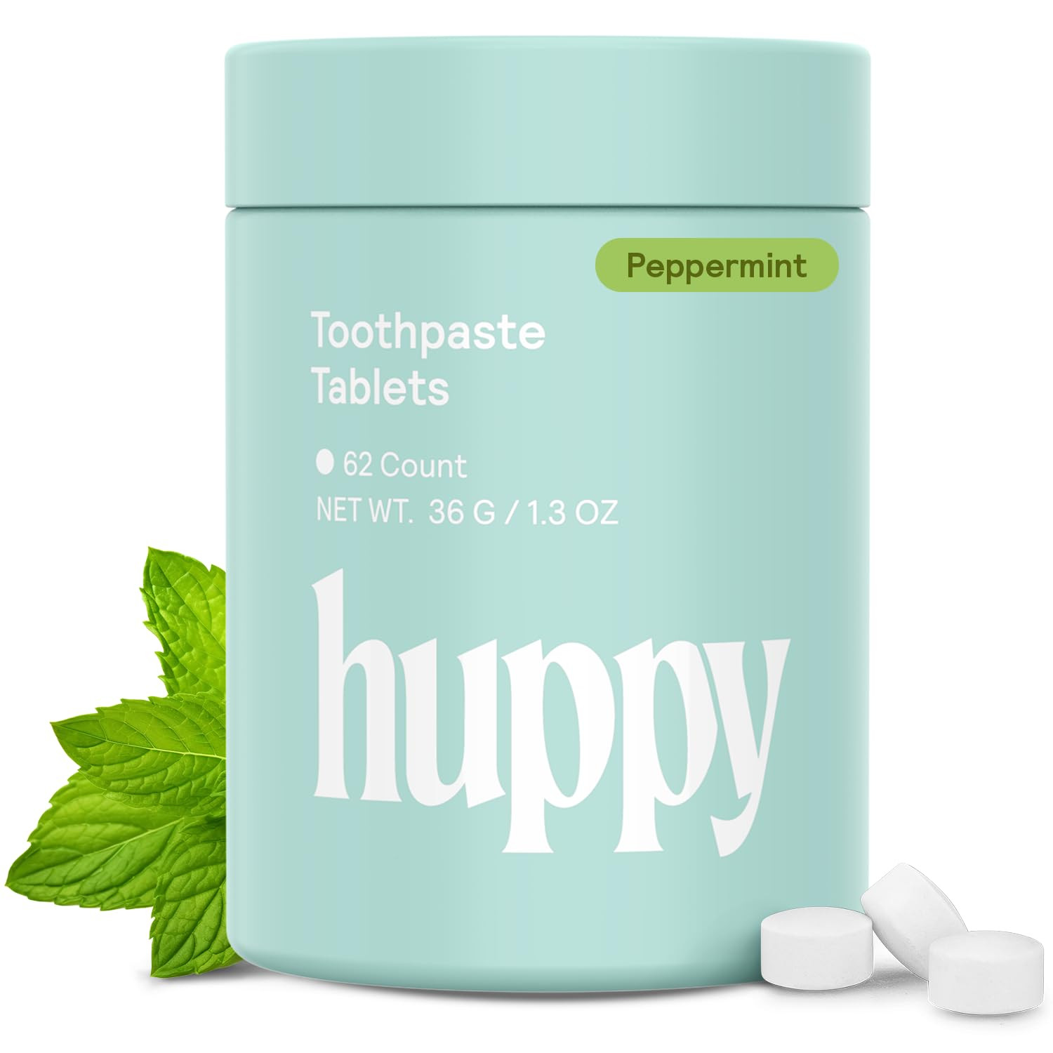 HUPPY Toothpaste Tablets, Nano Hydroxyapatite Toothpaste - Natural Whitening, Fluoride Free and R... | Amazon (US)
