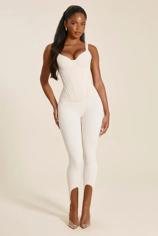 The Hourglass Corset Top in Stone | Mars The Label