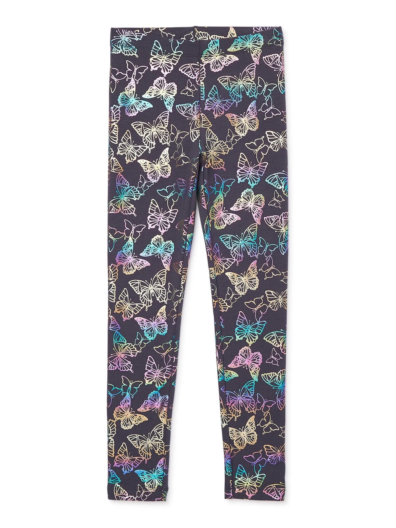 Wonder Nation Girls Kid Tough Leggings, Sizes 4-18 - Walmart.com | Walmart (US)