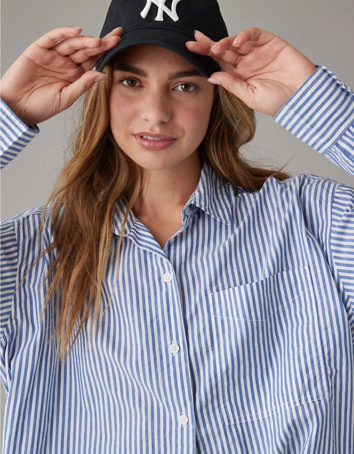 AE Perfect Button-Up Shirt | American Eagle Outfitters (US & CA)